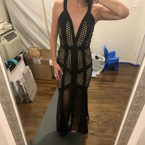 Sexy low cut gown. NWT!!